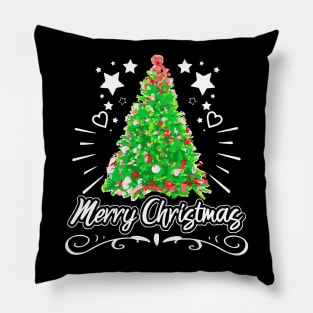 Christmas Tree Merry Christmas Pillow