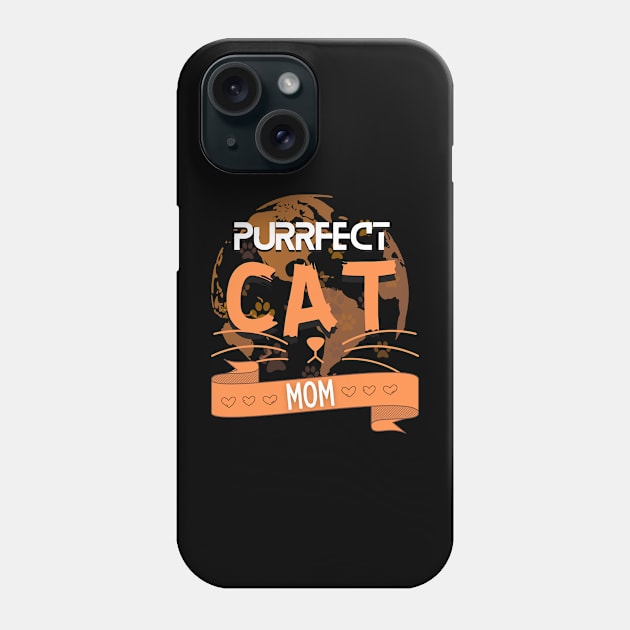 Purrfect Cat Mom Phone Case by NICHE&NICHE