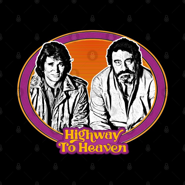 Highway to Heaven // 80s Retro TV Fan Design by DankFutura