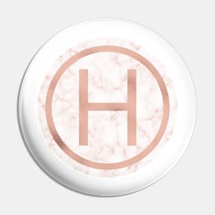 Rose Gold Marble Eta Pin