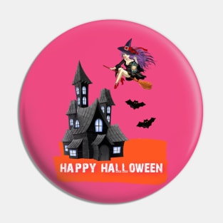 Not All the Witches are Bad- Halloween Design Pin