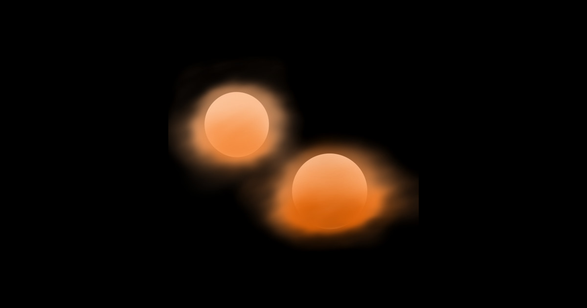Two Suns - Sunset - Sticker | TeePublic