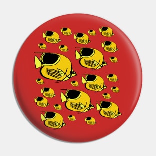 Yellow Sunfish Pin