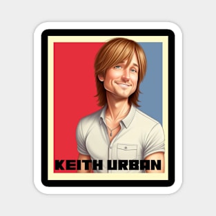 2D Keith Urban Magnet