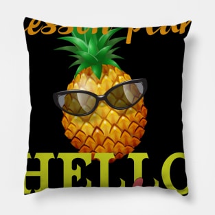 Goodbye Lesson Plan Hello Sun Tan Pineapple Pillow