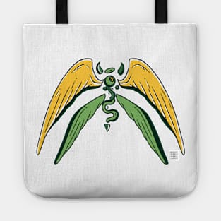 Forrest Green Angel Eye Tote