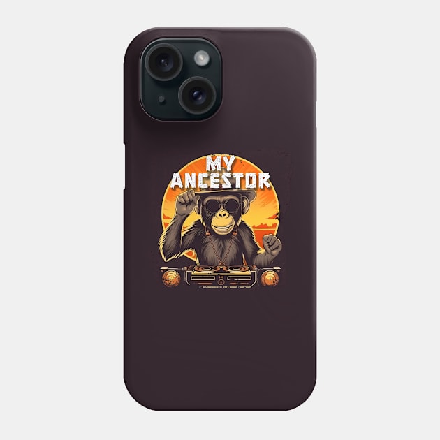 My Ancestor Monkey Phone Case by MLArtifex