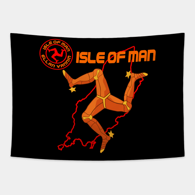 Isle of Man Triskelion Tapestry by ManxHaven