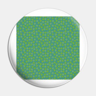 St. Patrick's Day shamrock pattern Pin