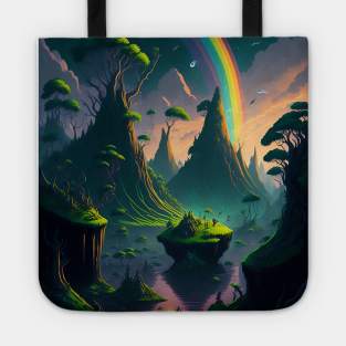 Fantasy Rainbow World Tote