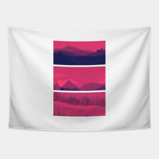 natures and mountains Tapestry