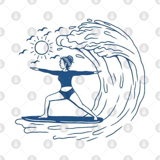 Yoga Surf Girl by Shankara