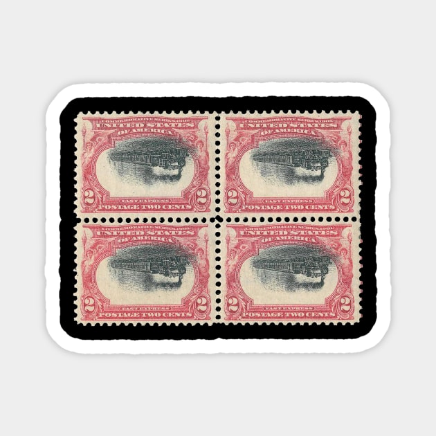 PAN AMERICAN INVERTS STAMPS Magnet by Cult Classics