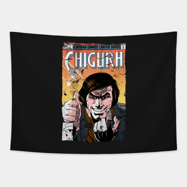 Chigurh Comics Tapestry by Eman