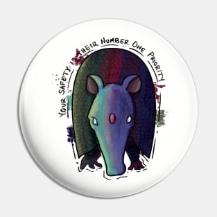 Safety Priority Armadillo Pin