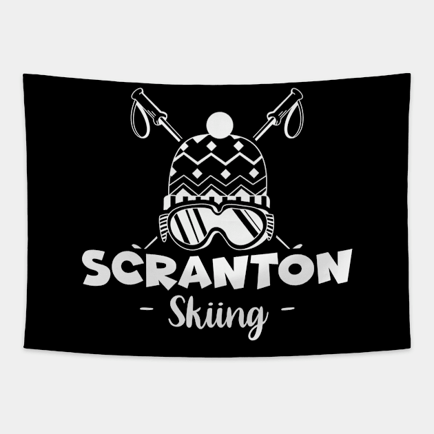 Scranton ski design Tapestry by NeedsFulfilled