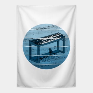 Jazz Organ Music Notation Organist Musician Tapestry