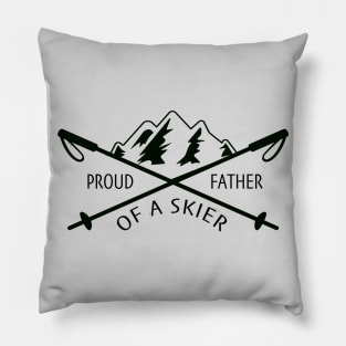 Proud Ski Dad Pillow