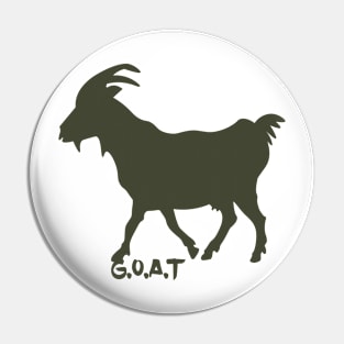 G.O.A.T. olive Pin