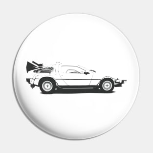 Delorean Pin