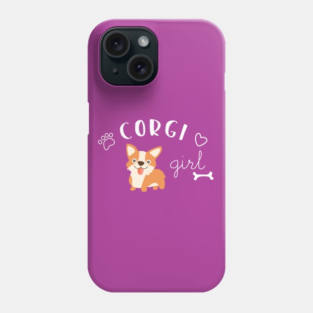 Corgi Girl Phone Case by katelein