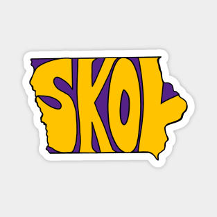 Skol Minnesota Vikings Iowa Magnet