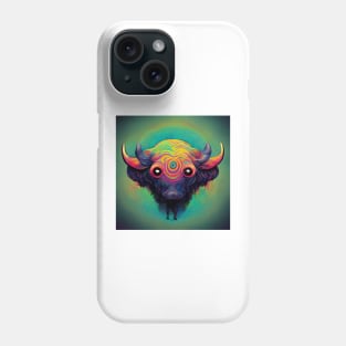 The Kindest Psychedelic Buffalo You'll Meet Phone Case