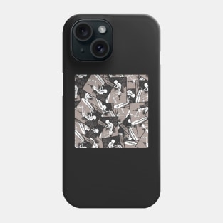 death plays on tiled Phone Case