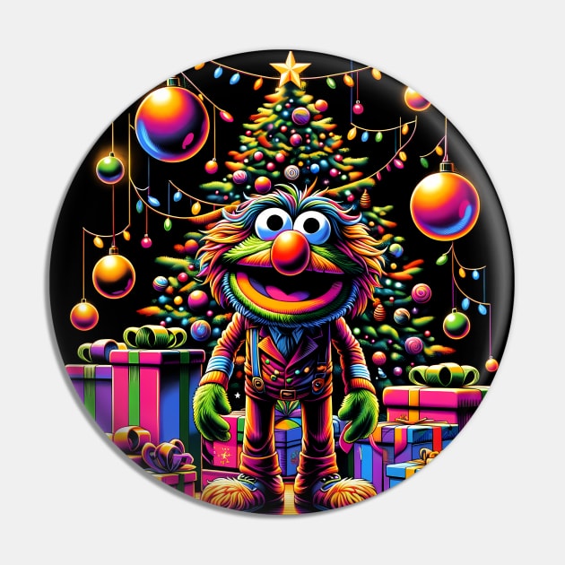 Laugh Out Loud with this Classic Comic-Book Muppet Christmas Tree Design Pin by Klimek Prints