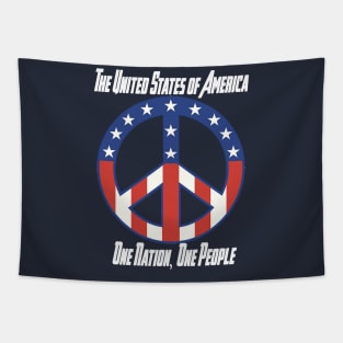 USA One Nation, One People Tapestry