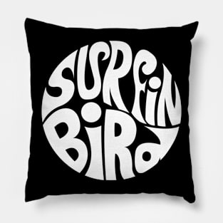 Surfin' Bird - WHITE Pillow