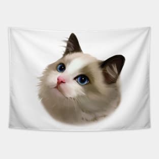 Lovely Puppy cat Ragdoll Tapestry