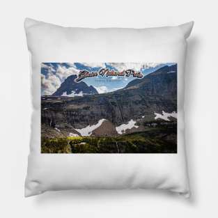 Glacier National Park Pillow