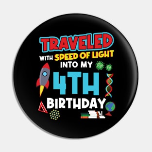 4. Birthday - Science Birthday Pin