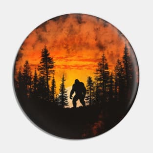 Bigfoot Silhouette 2 Pin