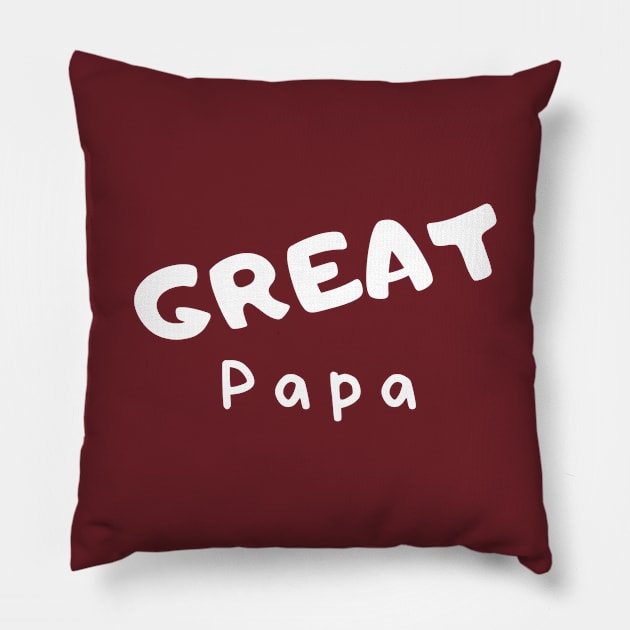 Great Papa Pillow by Comic Dzyns