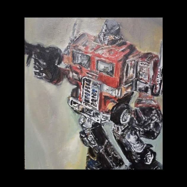 Optimus prime by Mike Nesloney Art