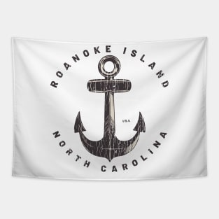 Roanoke Island, NC Summertime Vacationing Big Anchor Tapestry