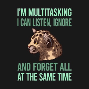 Multitasking Cougar 06 T-Shirt