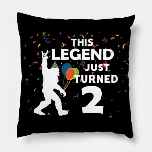 This legend just turned 2 a great birthday gift idea Pillow