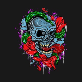 Skull and Roses T-Shirt