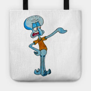 Grumpy Squidward Tote