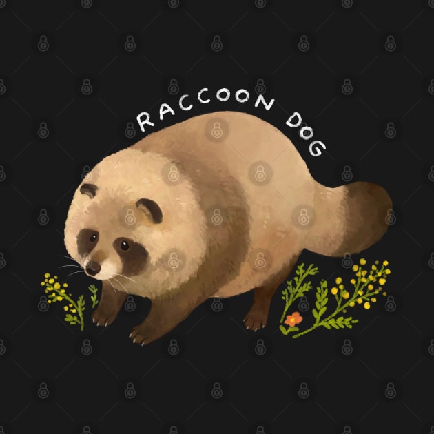 Adorable Fluffy Raccoon Dog by You Miichi