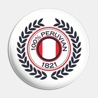 Peruvian Shield Pin