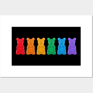 Whimsical Pink Gummy Bear Poster - Vibrant, Candy-Inspired Wall Art Decor –  Poster Wall