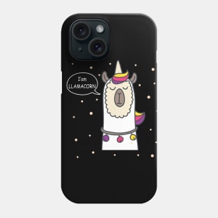 Funny Llamacorn - Funny Cute Llama Unicorn Phone Case