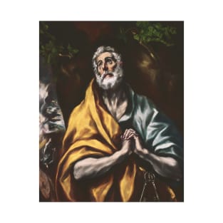 The Repentant St. Peter by El Greco T-Shirt