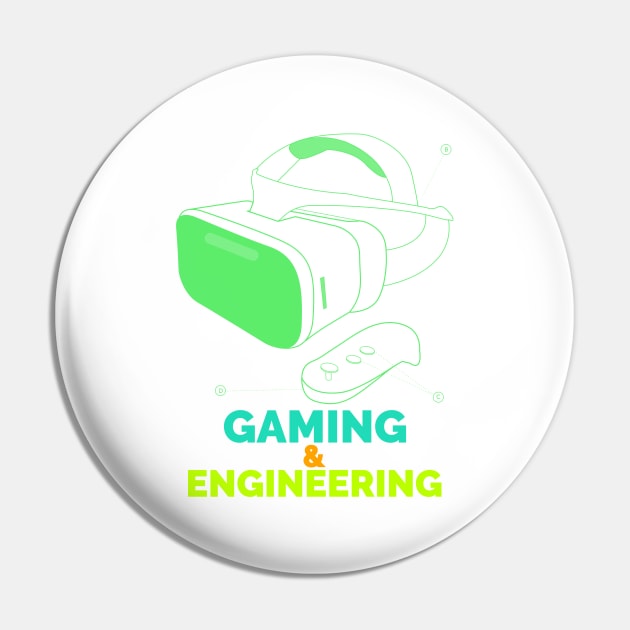 Engineering & Gaming Pin by ForEngineer