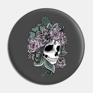 Rose Bone Henna Pin