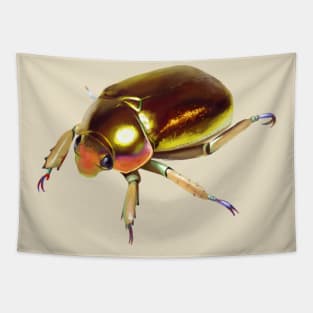 Golden Scarab Beetle Tapestry